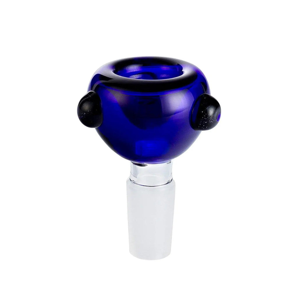 Bubble Glass Cone Piece 18mm-Blue
