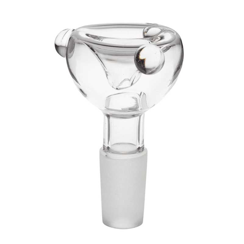 Bubble Glass Cone Piece 18mm-Clear