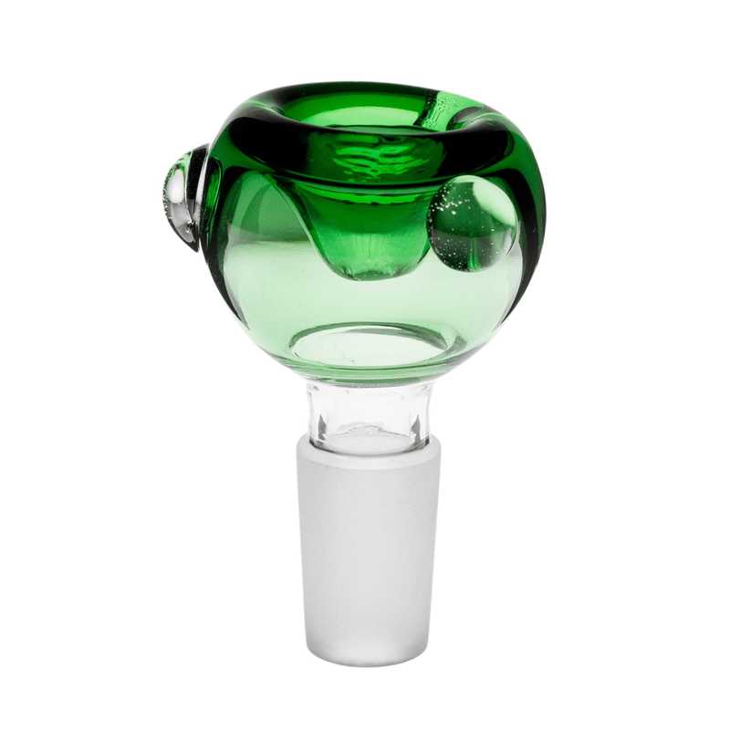 Bubble Glass Cone Piece 18mm-Green