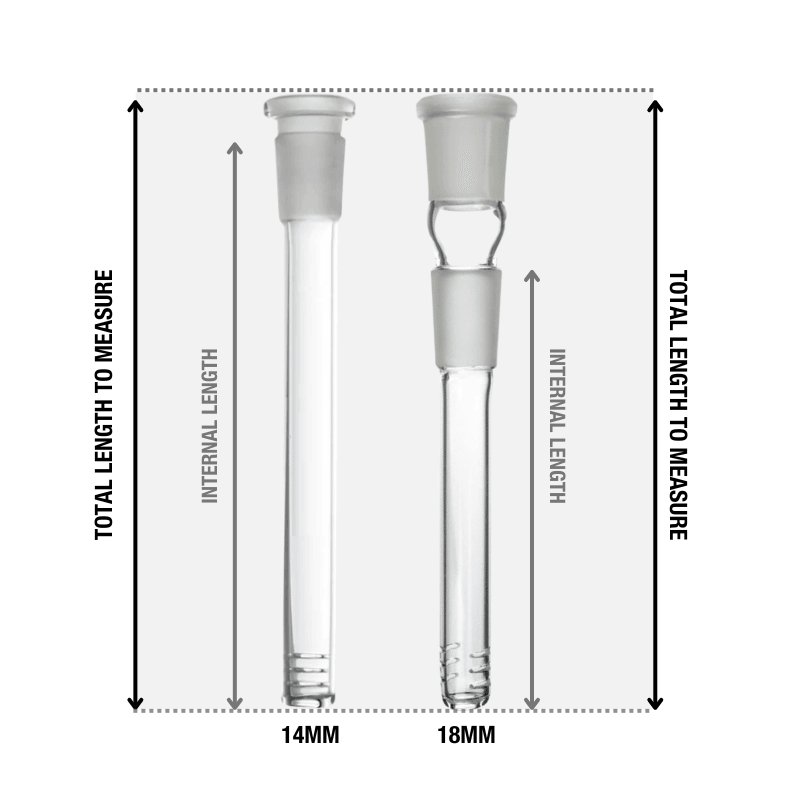 Green Glass Diffusor Downstem 14mm-