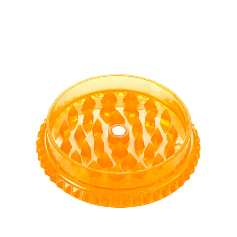 Bud 2-Part Acrylic Grinder 50mm - Orange-