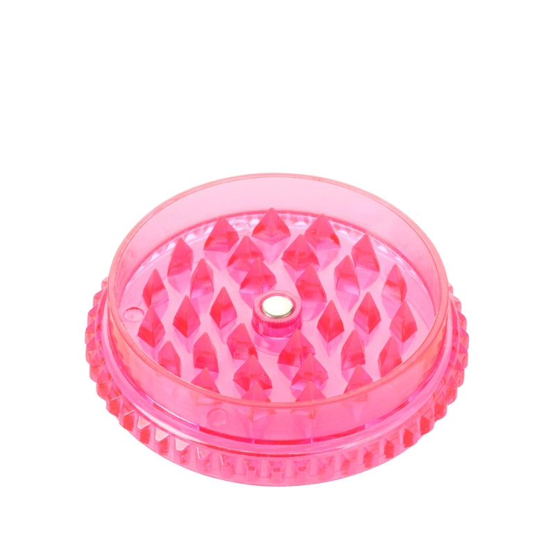 Bud 2-Part Acrylic Grinder 50mm - Pink-
