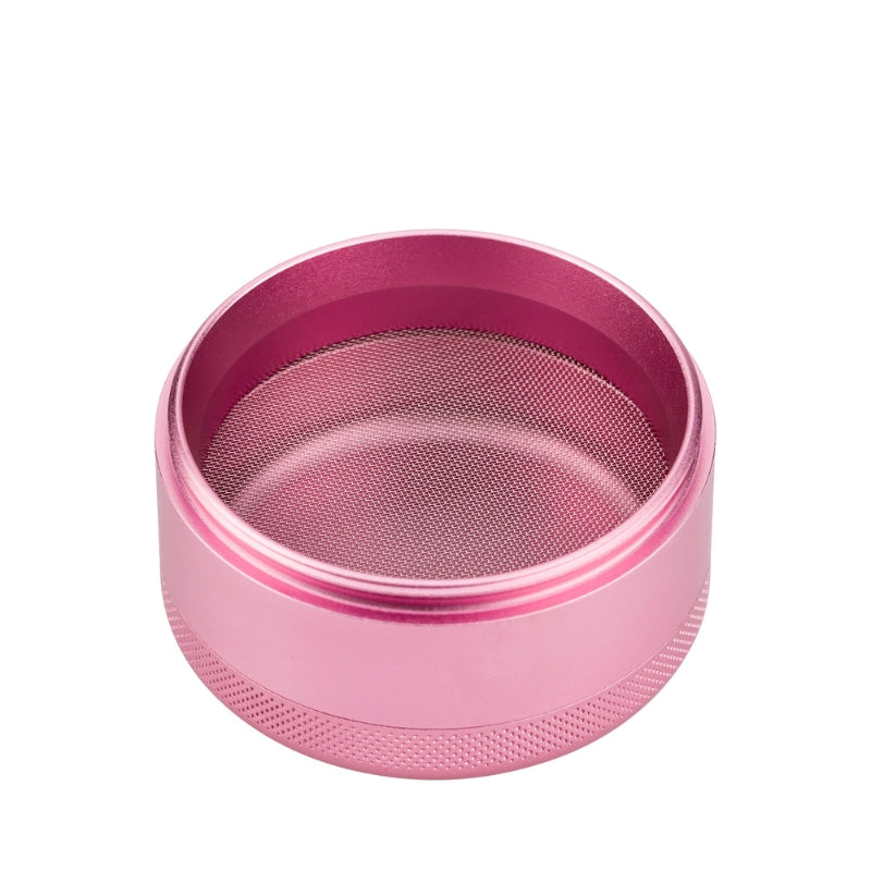 Bud 4-Part Aluminium Grinder 60mm - Pink-