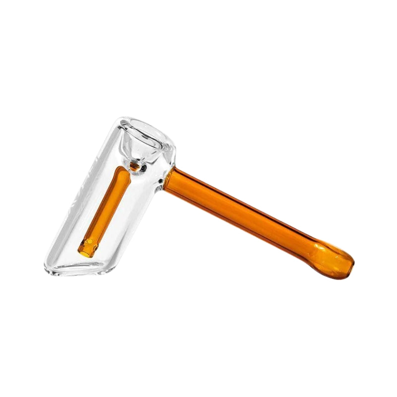 GRAV Mini Hammer Bubbler Bong 13cm - Amber-