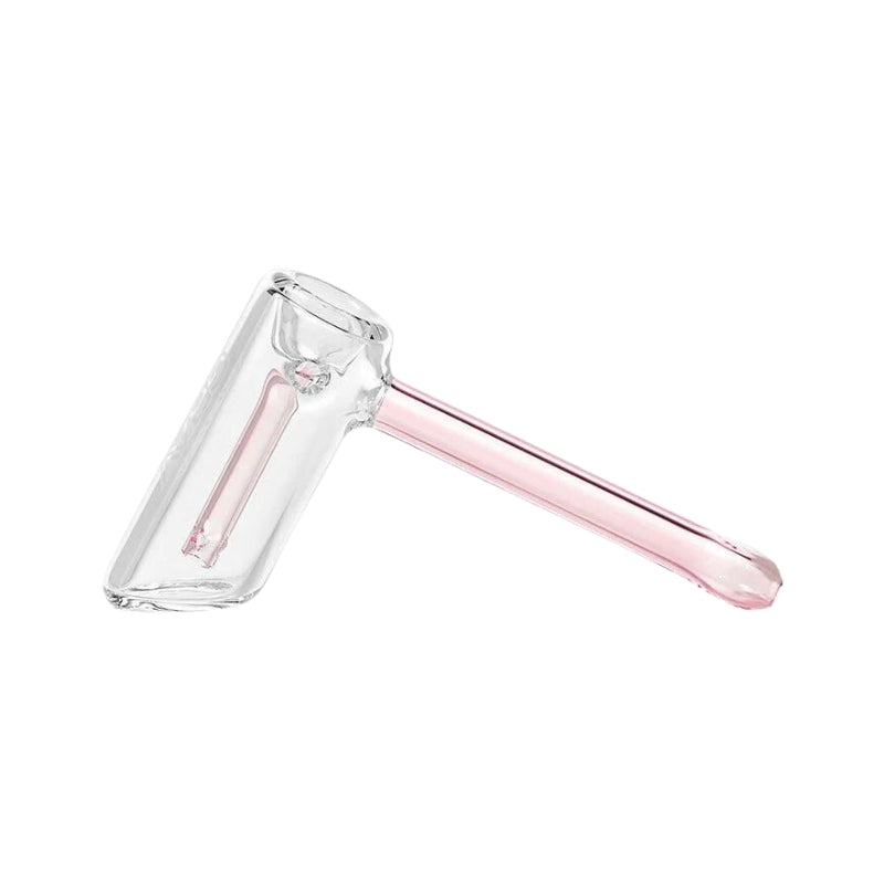 GRAV Mini Hammer Bubbler Bong 13cm - Pink-