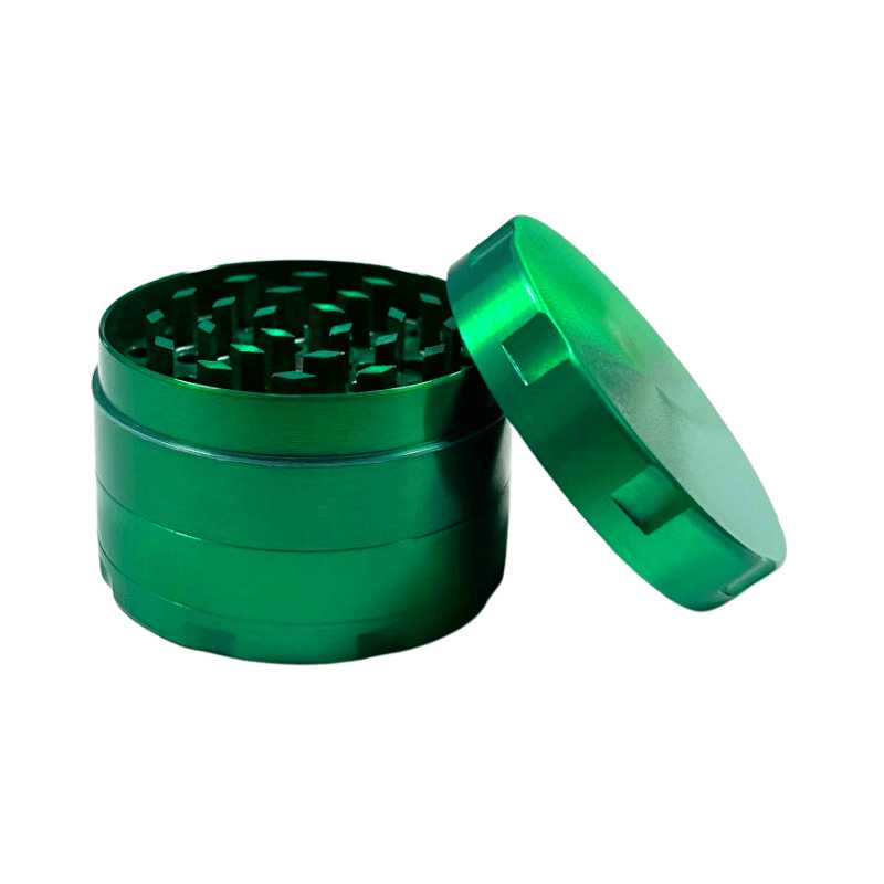 Aluminium 4 Part Grinder 52mm-Green