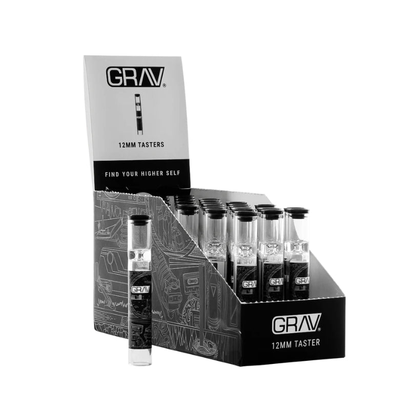 GRAV 12mm Countertop Taster with Pop Display (30 Pack)-