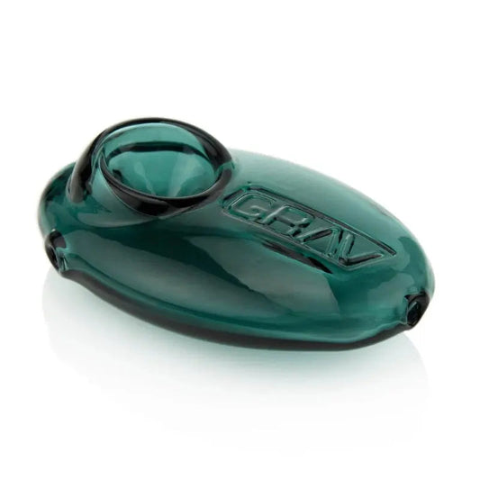 GRAV Pebble Spoon Pipe - Teal-