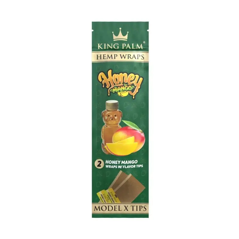 King Palm Flavoured Hemp Wraps - Honey Mango (2 Pack)-