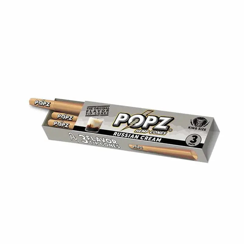 POPZ by King Palm Flavoured Pre-Rolled Hemp Cones (3 Pack)-