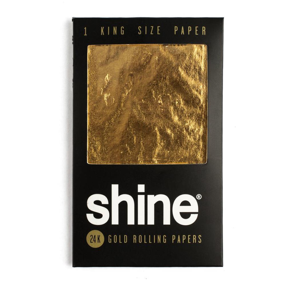 Shine 24K Gold Rolling Paper - King Size (1 Sheet)-DefaultTitle