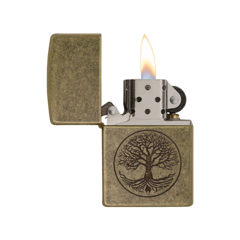 Zippo Antique Tree Of Life Lighter-