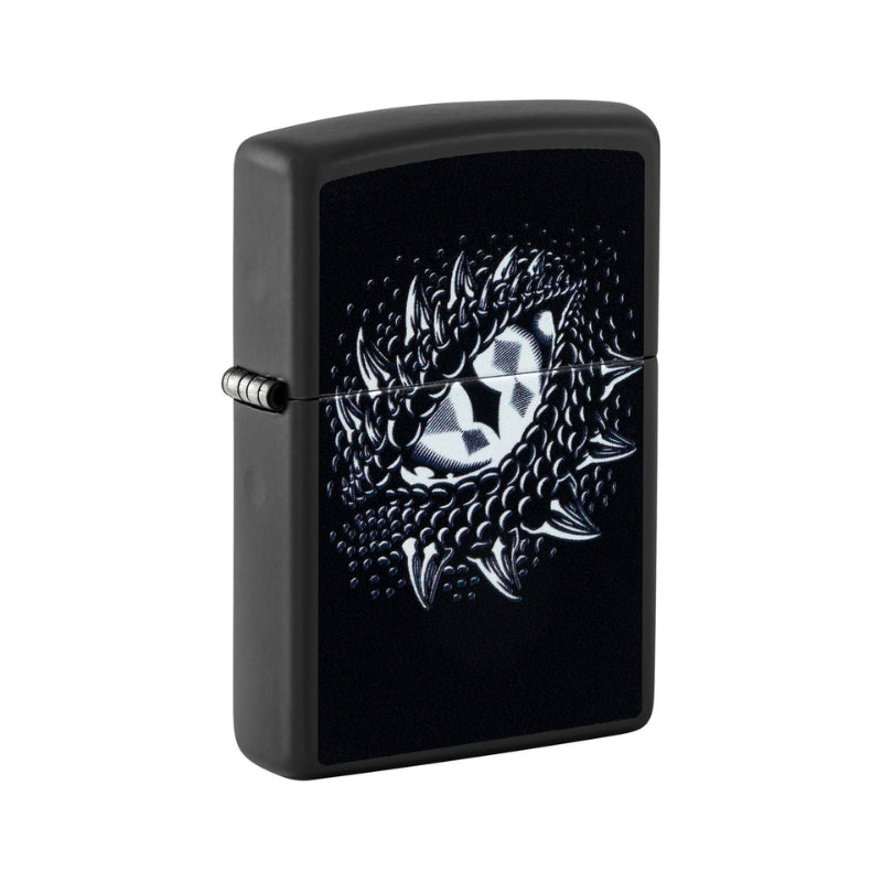 Zippo Dragon Eye Matte Blacklight Lighter-