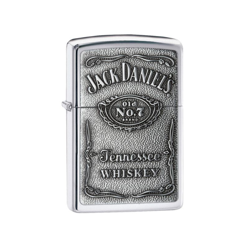 Zippo Jack Daniels Label Pewter Lighter-