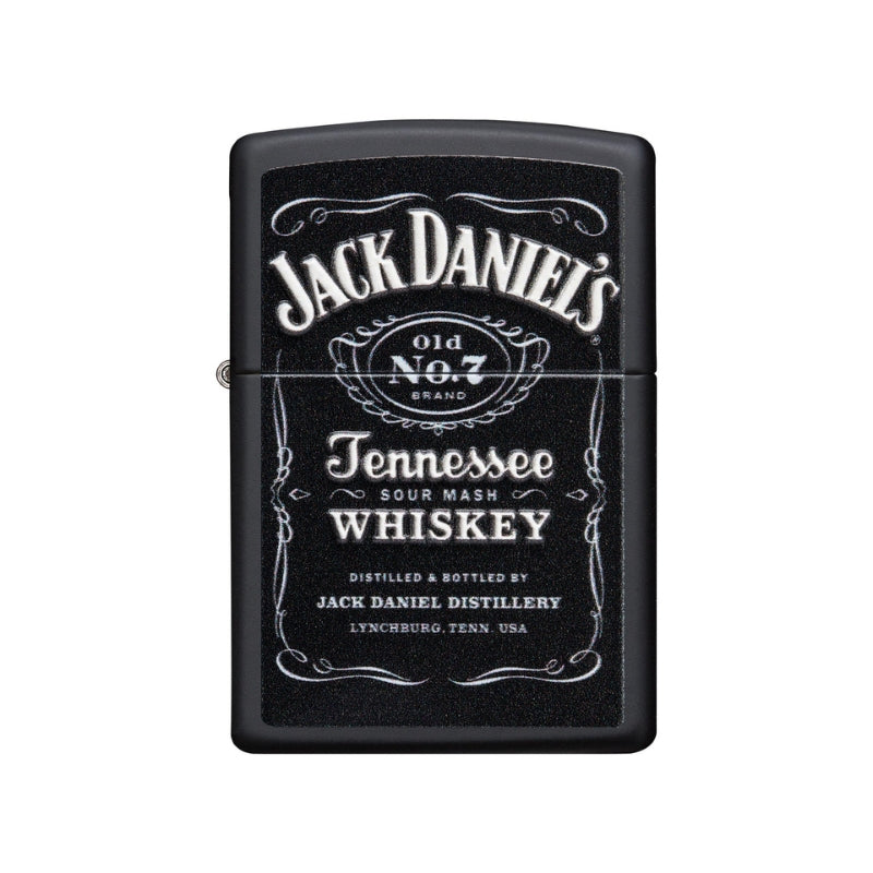 Zippo Jack Daniels Matte Black Lighter-