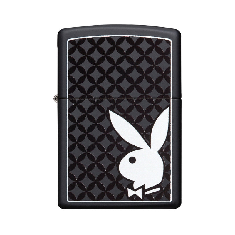 Zippo Playboy Black Matte Lighter-