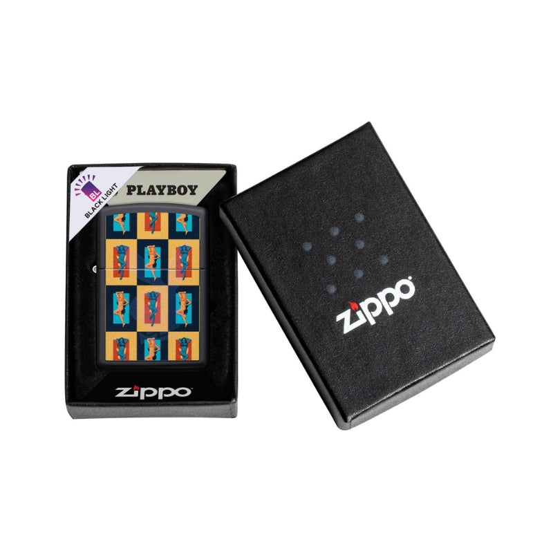 Zippo Playboy Black Light Lighter-