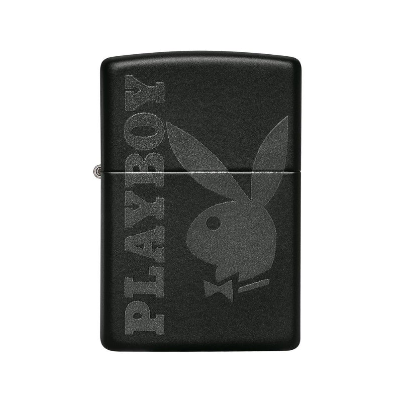 Zippo Playboy Black Matte Lighter-