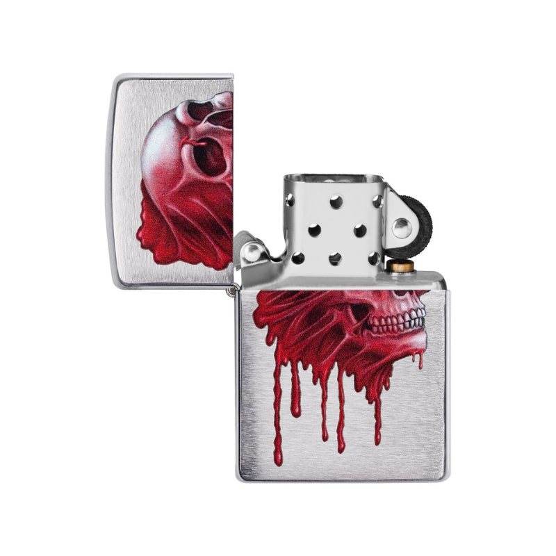 Zippo Red Skull Lighter-