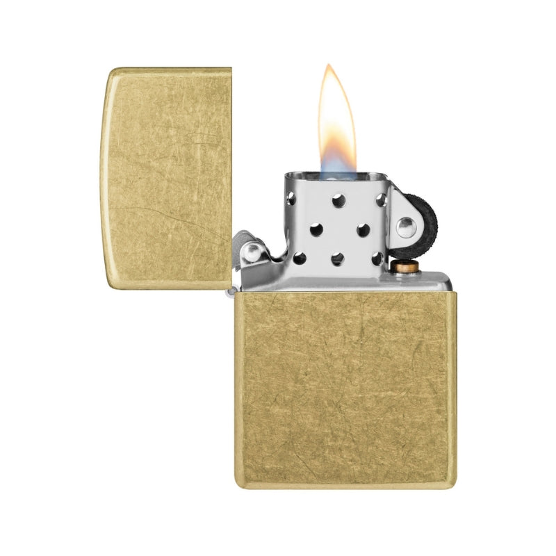 Zippo Regular Street Brass Lighter-