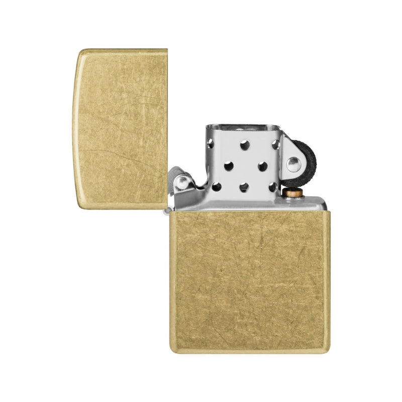 Zippo Regular Street Brass Lighter-