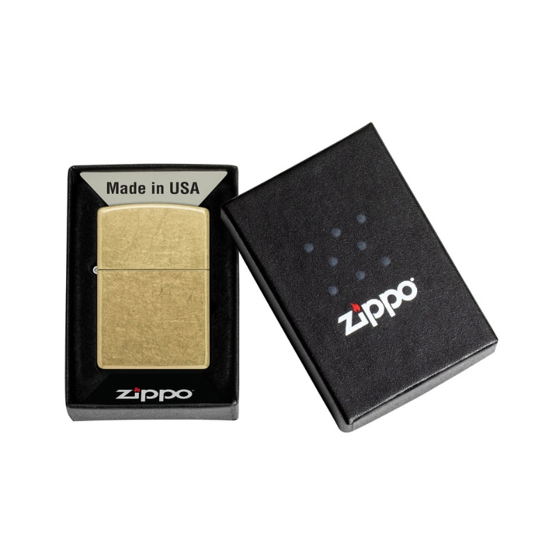 Zippo Regular Street Brass Lighter-