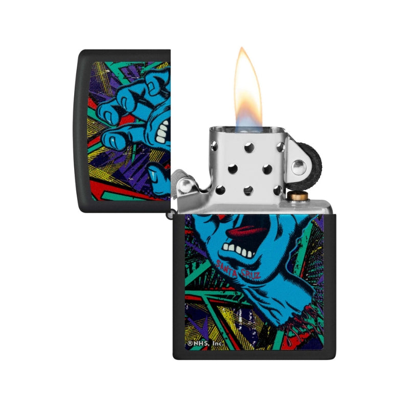 Zippo Santa Cruz Black Light Lighter-