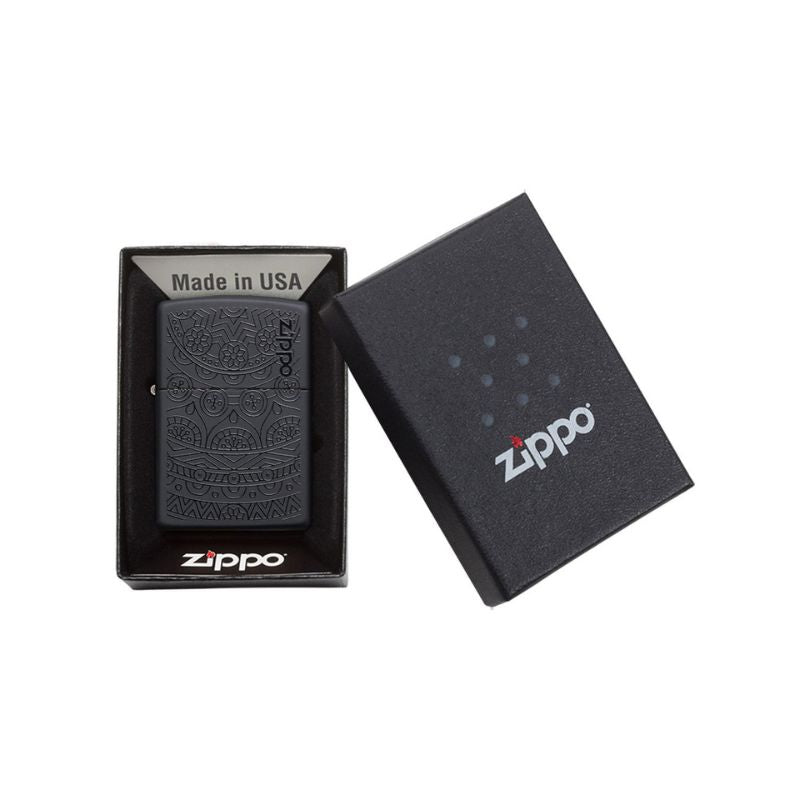 Zippo Swirl Pattern Matte Lighter-