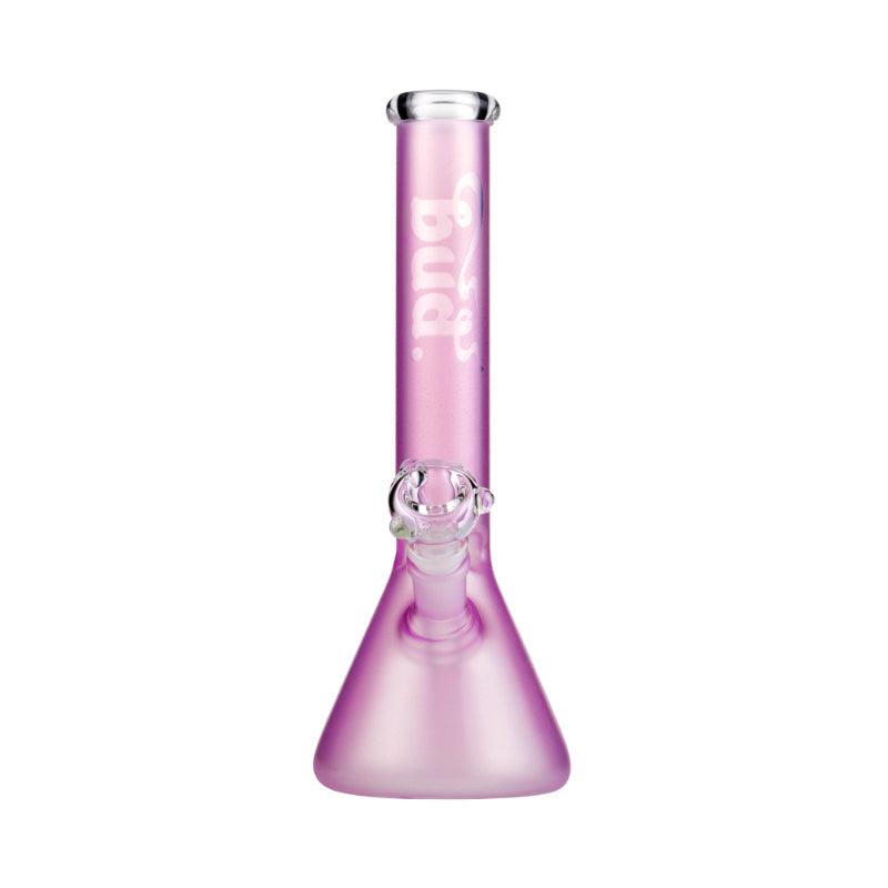 Bong Bud Light Activated Beaker Bong 28cm - Purple View Glass Bongs Australia