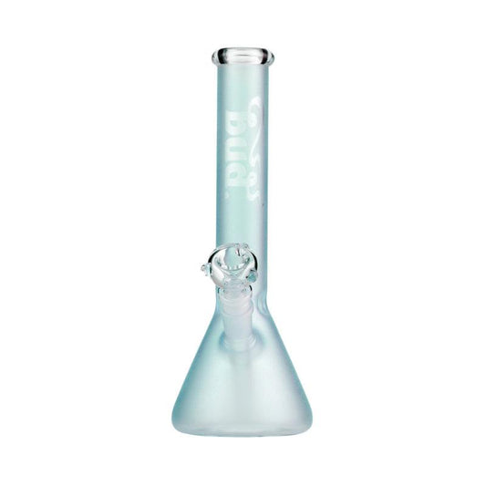 Bong Bud Light Activated Beaker Bong 28cm - Teal View Glass Bongs Australia