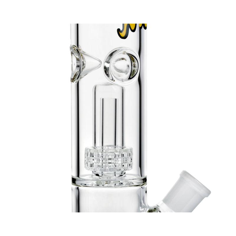 Bong Bud Straight Tube Matrix Percolator Bong 35cm View Glass Bongs Australia