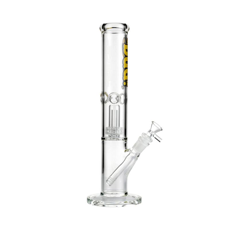 Bong Bud Straight Tube Matrix Percolator Bong 35cm View Glass Bongs Australia