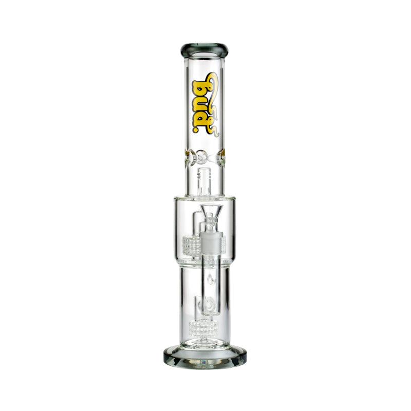 Bud Double Matrix Percolator Bong 38cm-